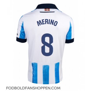 Real Sociedad Mikel Merino #8 Hjemmebanetrøje 2023-24 Kortærmet